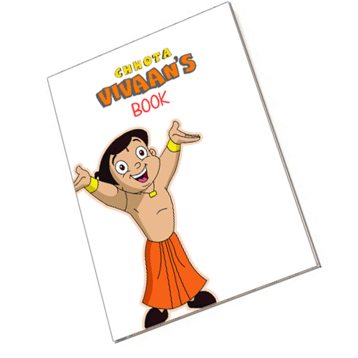 Set of 2 - Chota Bheem Center Staple Notepad (A5 size)