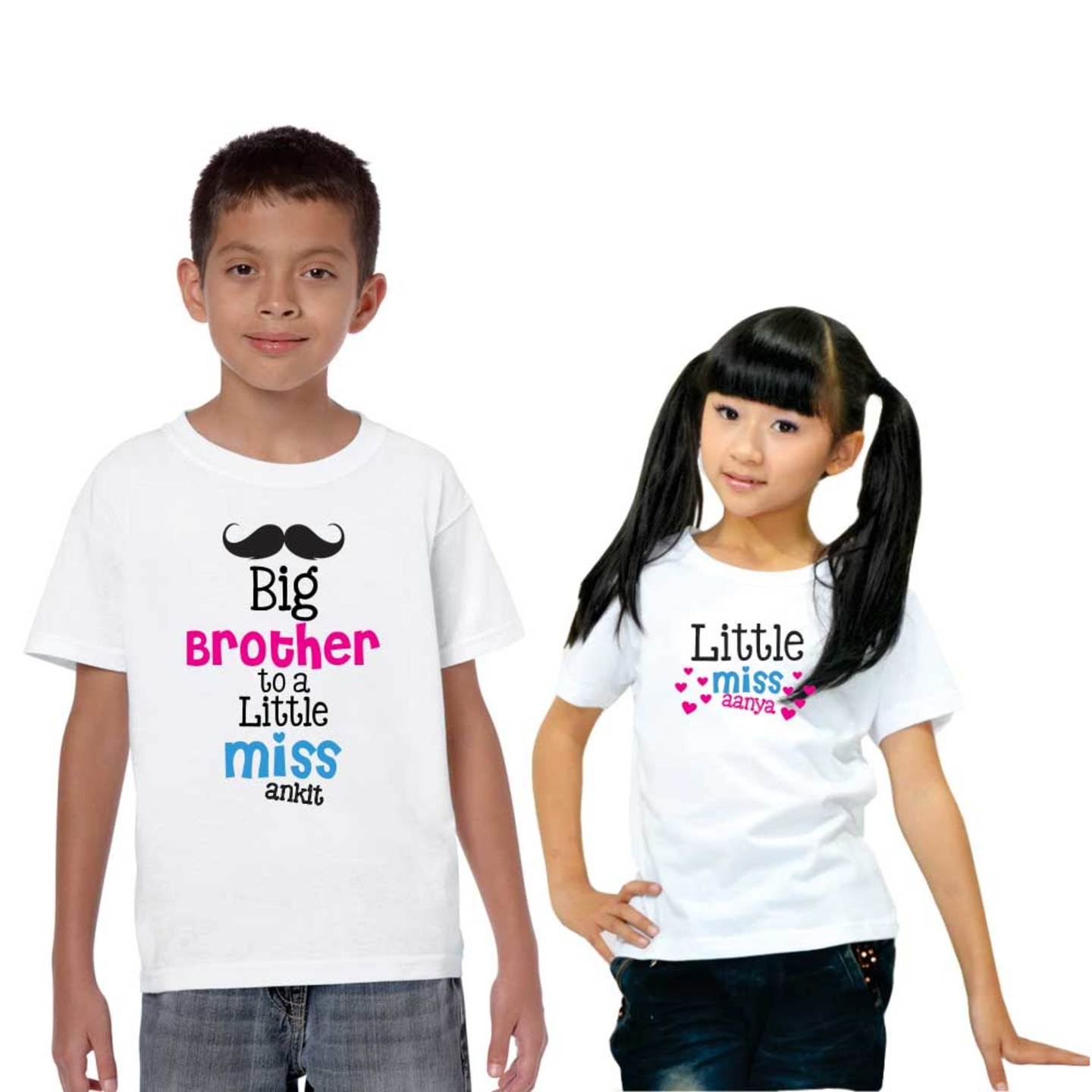 Elder Brother and Little Sister Combo T-Shirt