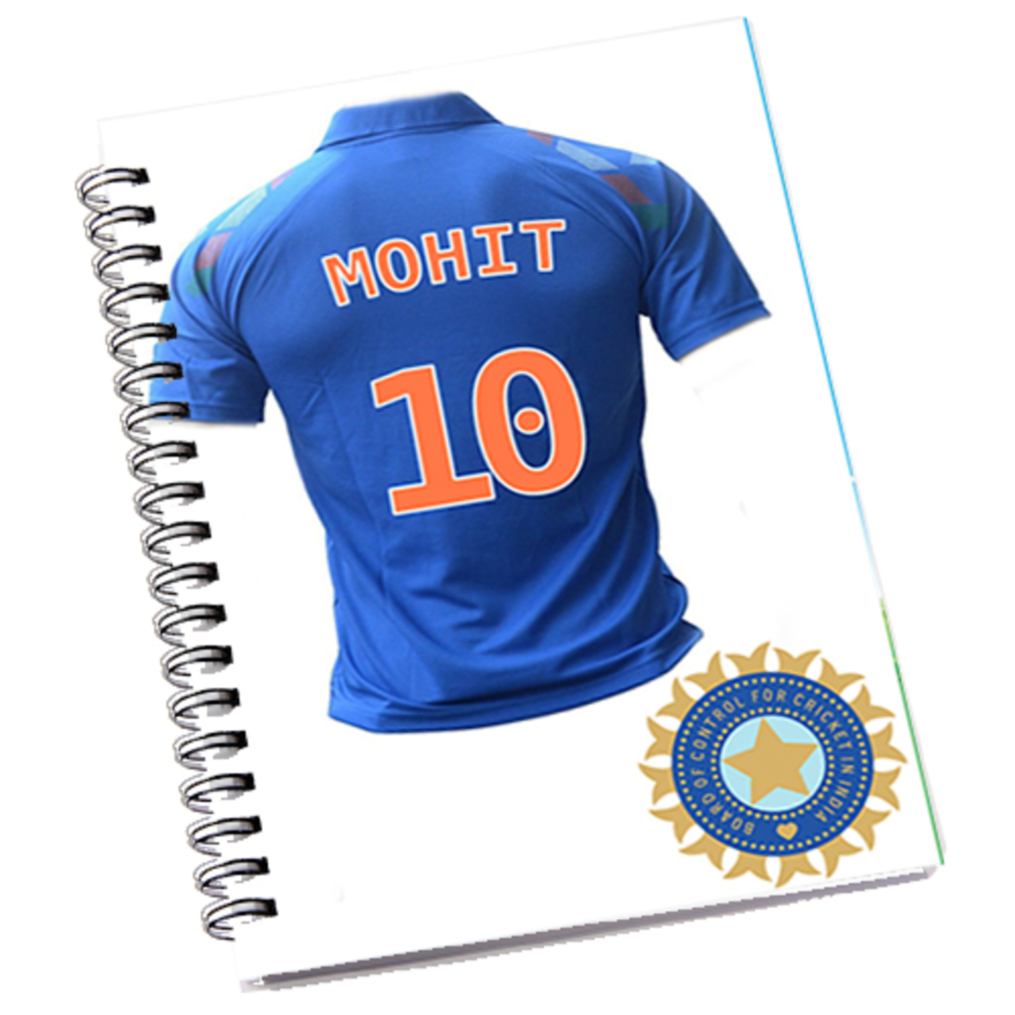 Cricket Team Design Notepad (Size A5)