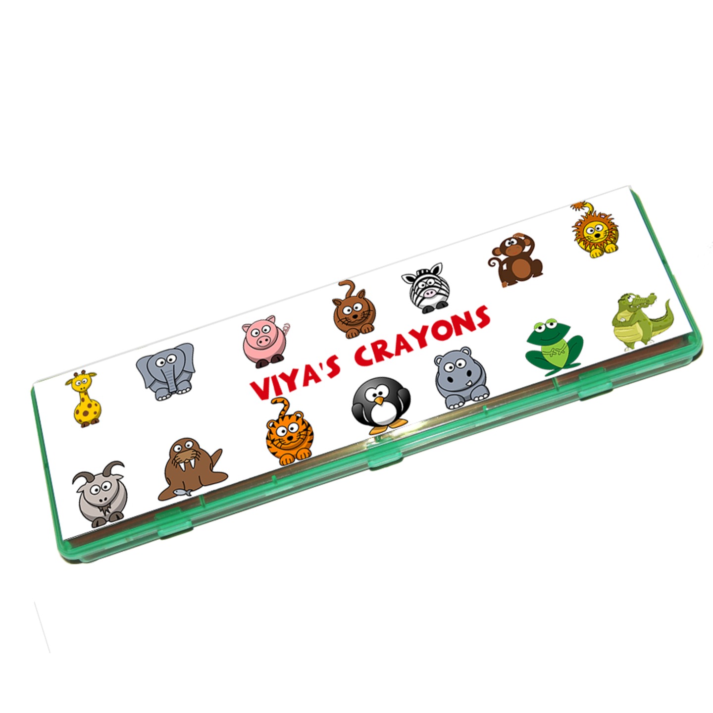 Animal Design 25-Pc Crayon Set