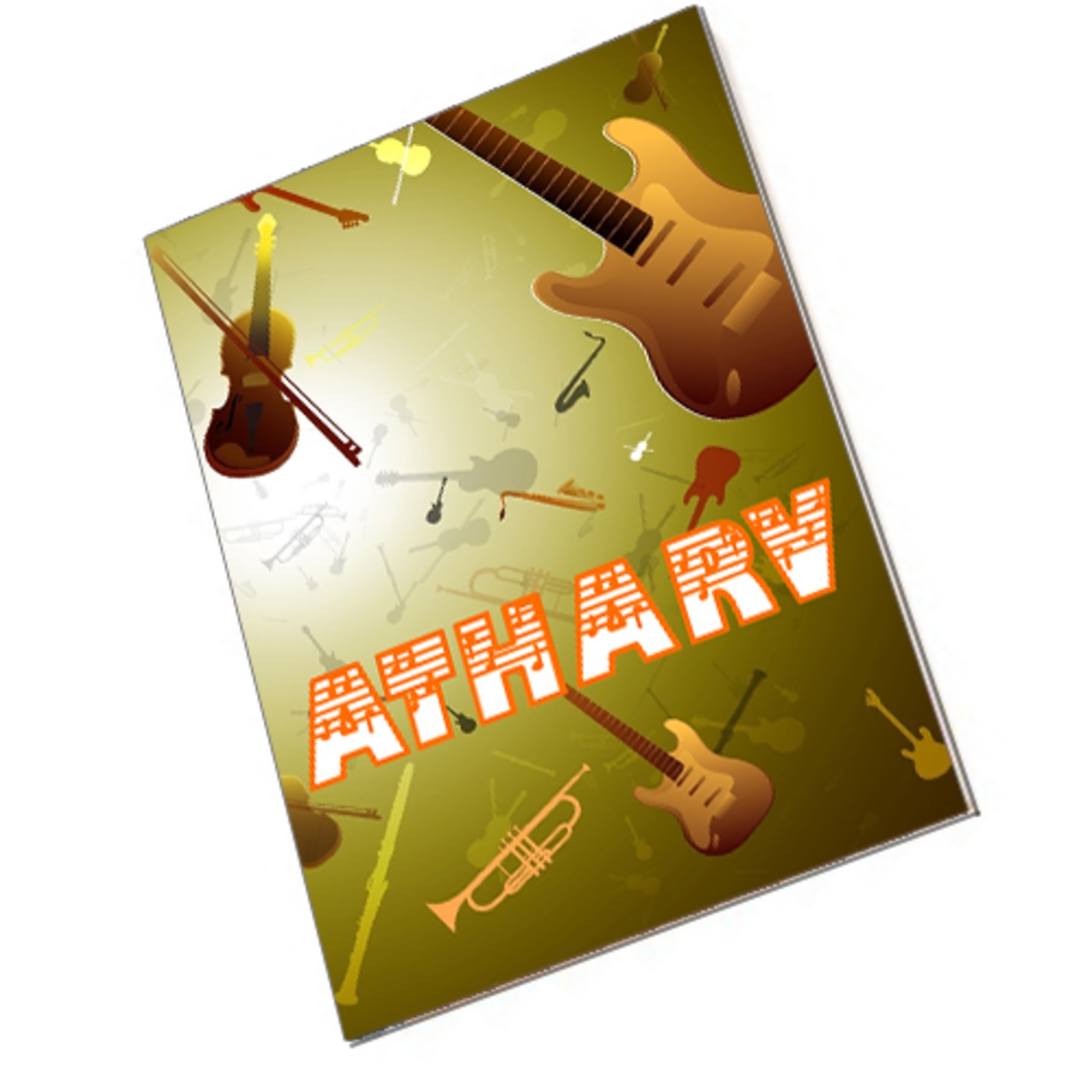 Guitar Design Notepad (A4 size)