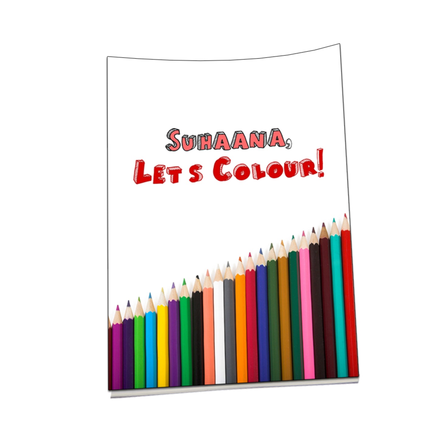 Colour Pencil Design Colouring Book (1 Pc)