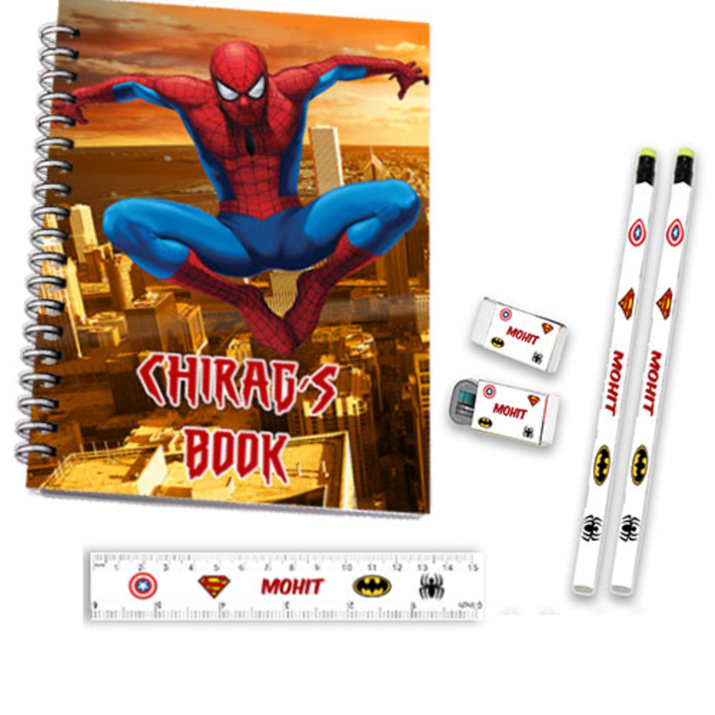 Superhero Design Notepad Combo