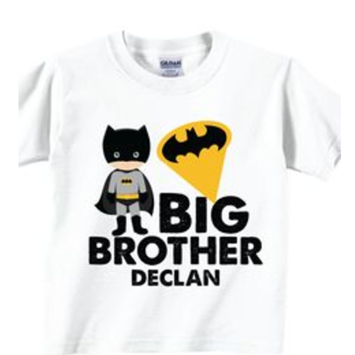 Personlized Batman Big Brother T-Shirt