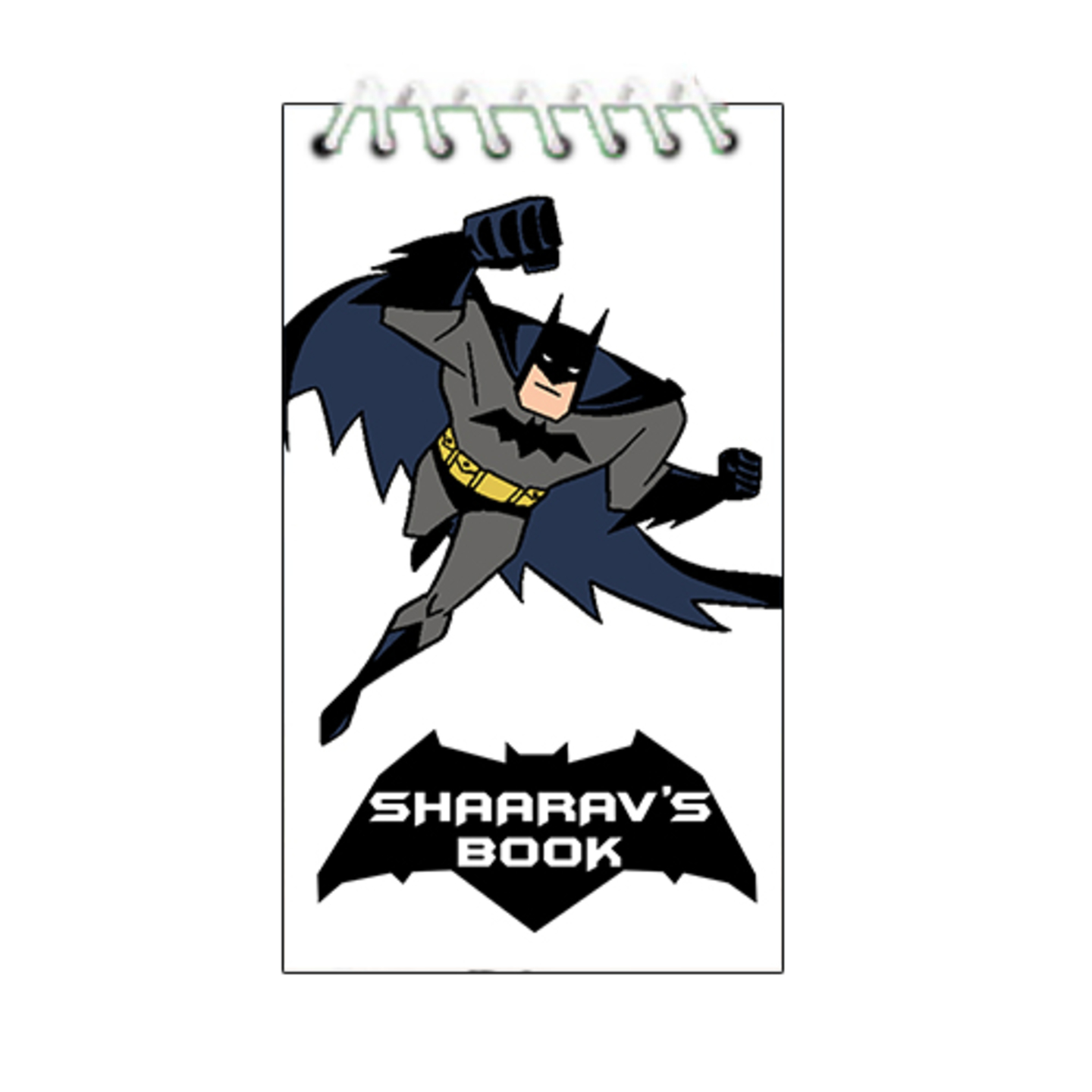 Batman Design Notepad (A6 Size)