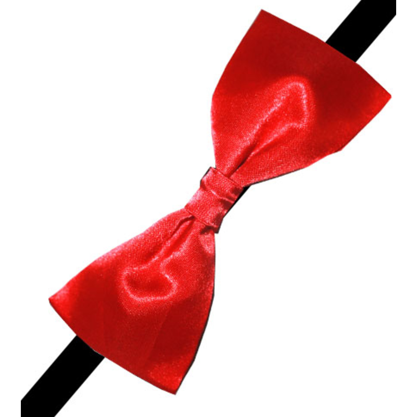 True Red High Gloss Bow Tie