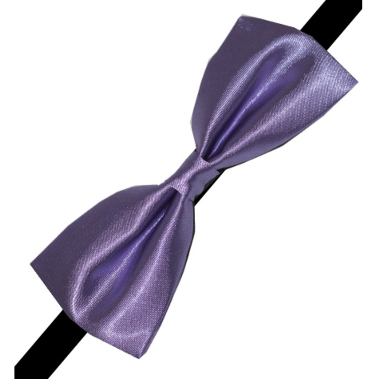 Solid Amethyst Bow Tie. 