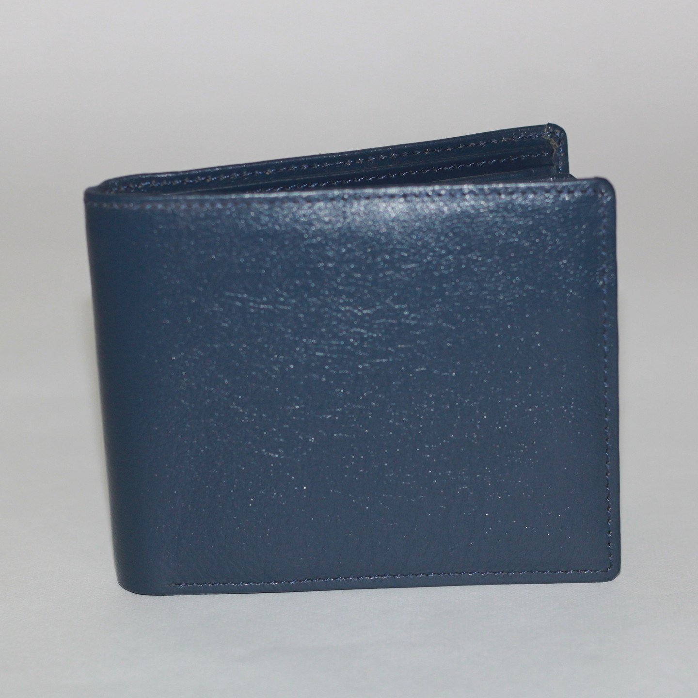 P-Plain Blue Wallet