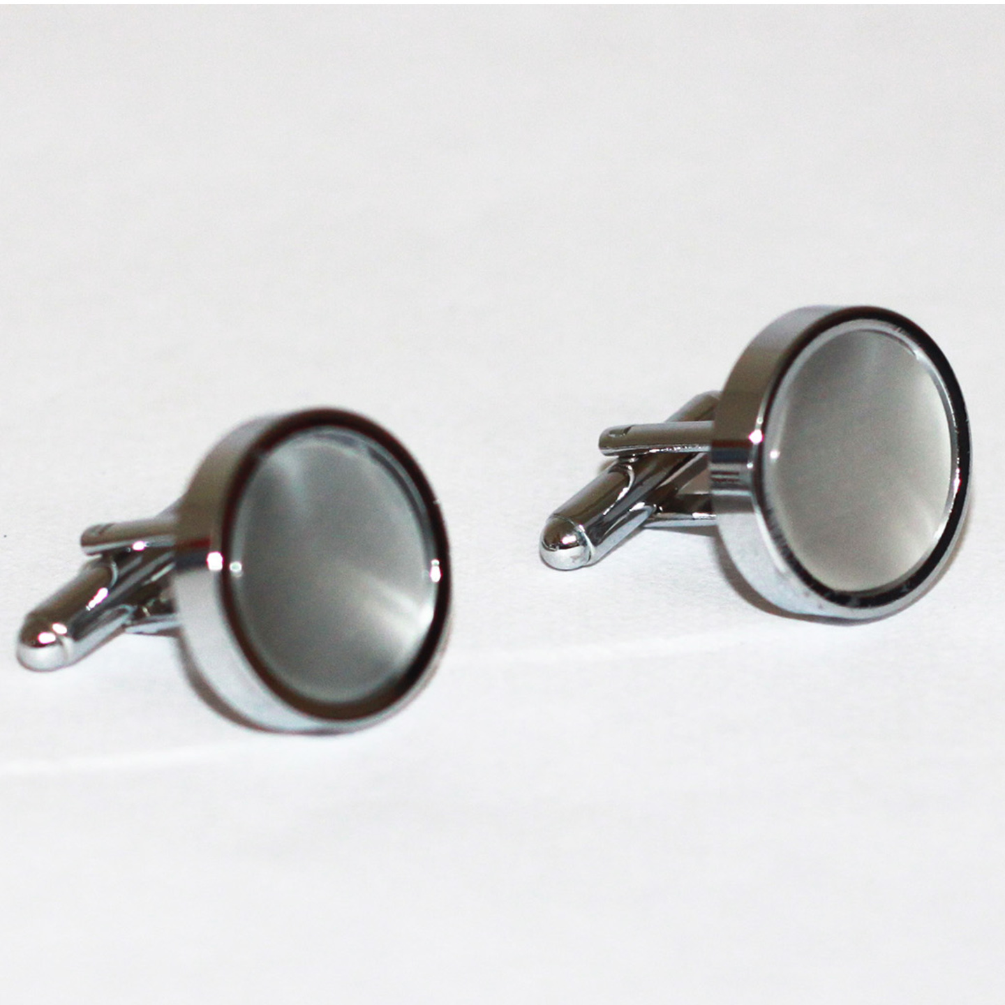 W-White Marble Cufflink