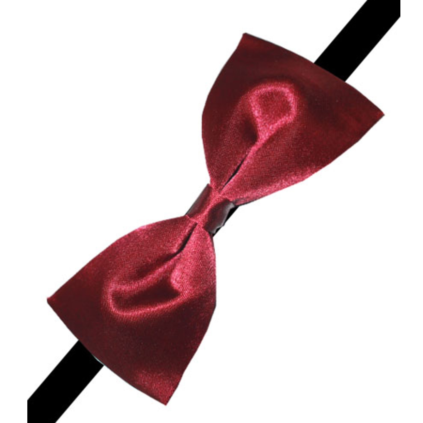 Pomegranate Solid Bow Tie 