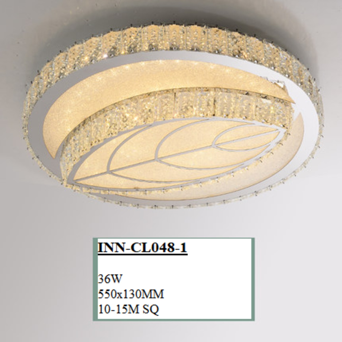 Direct factory crystal surface mounted ceiling lamp living room bedroom