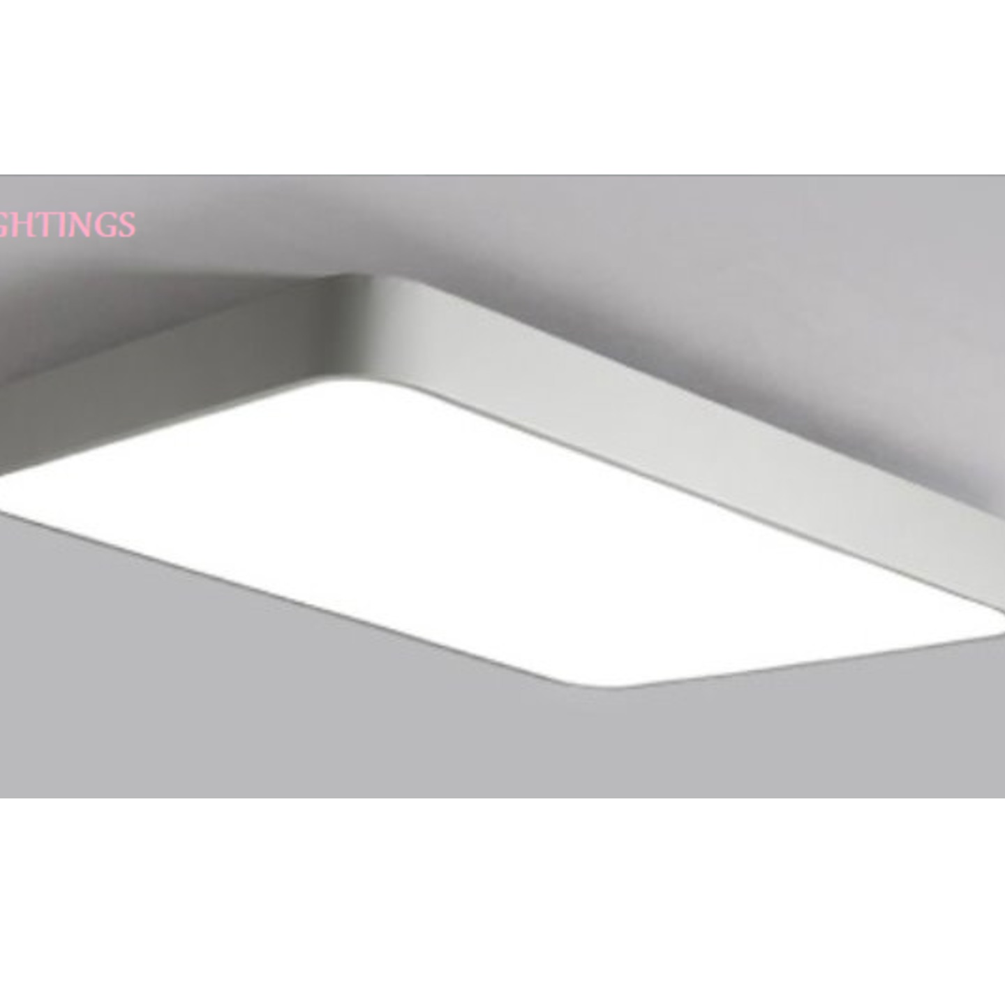 Modern Minimalist Black/White LED Ceiling Light