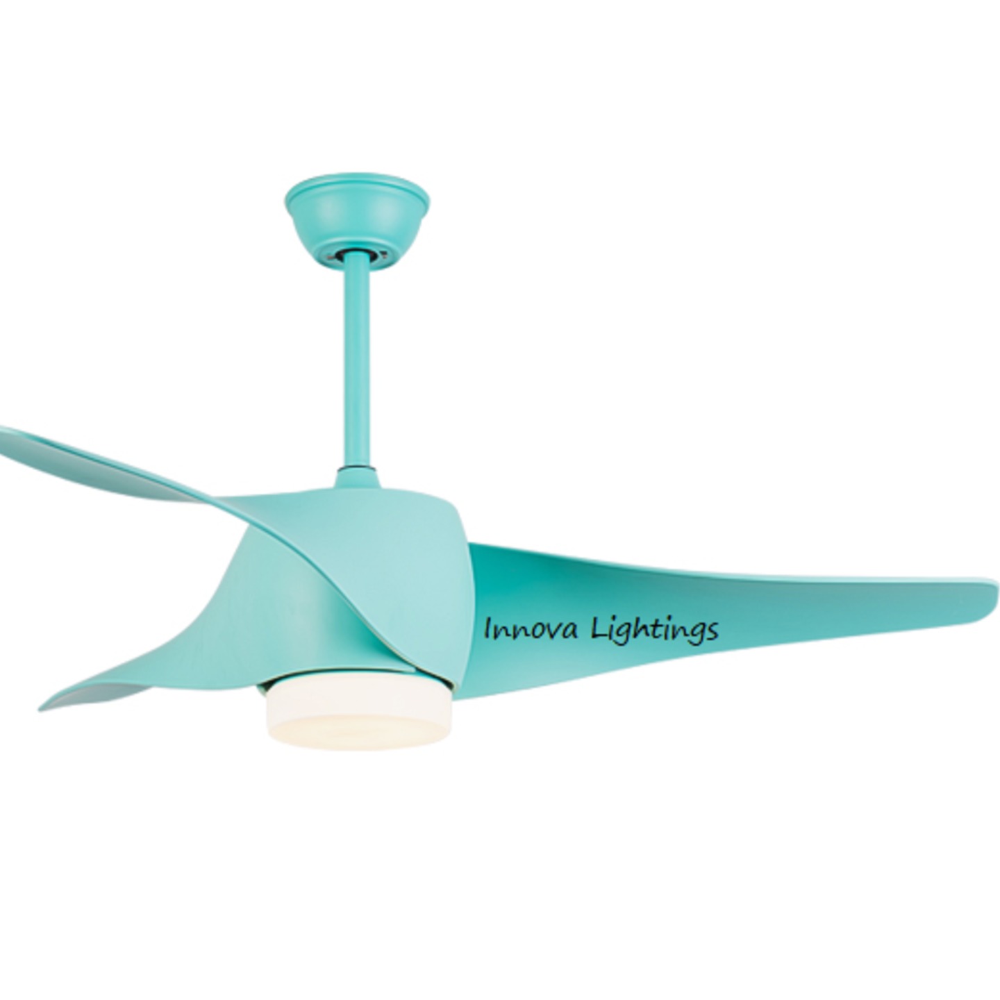 Simple Modern Contemporary Ceiling Fan Light