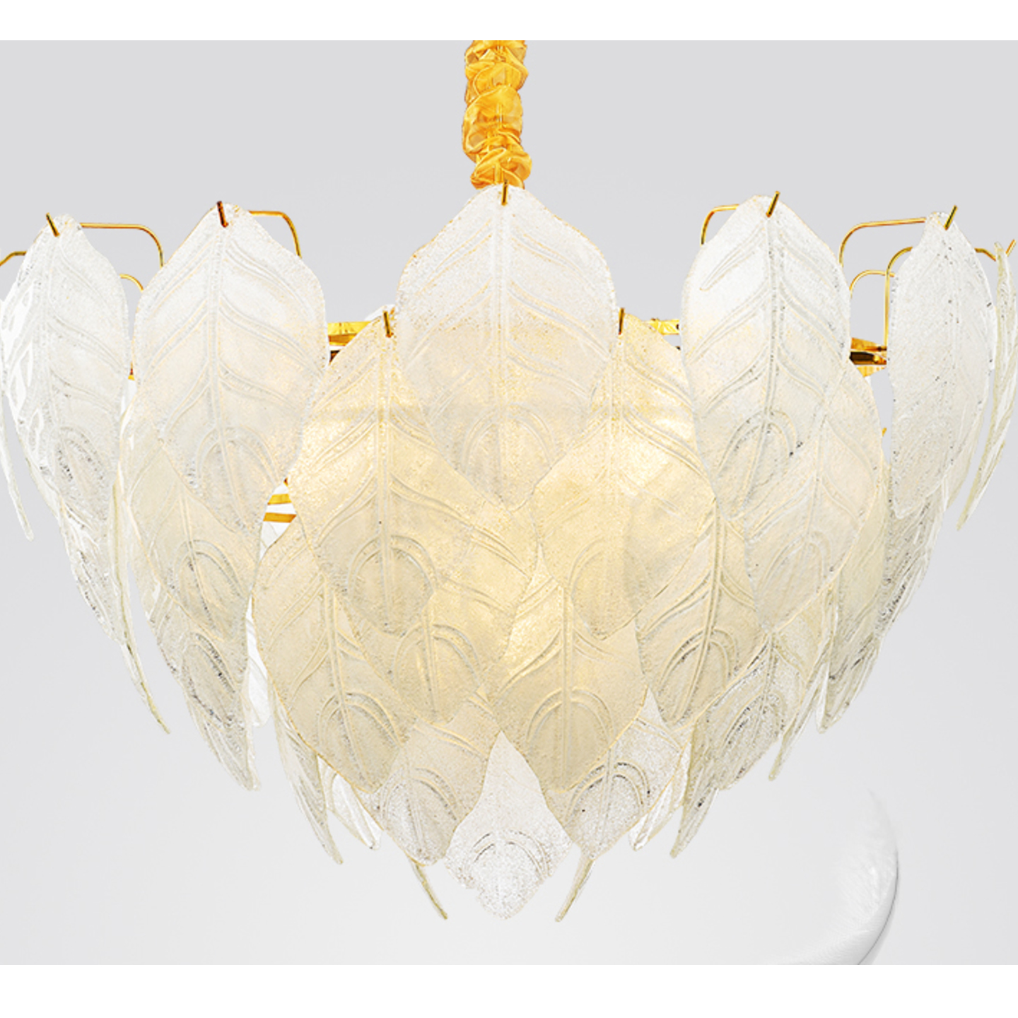 Classic Glass Feather Chandelier/Pendant light