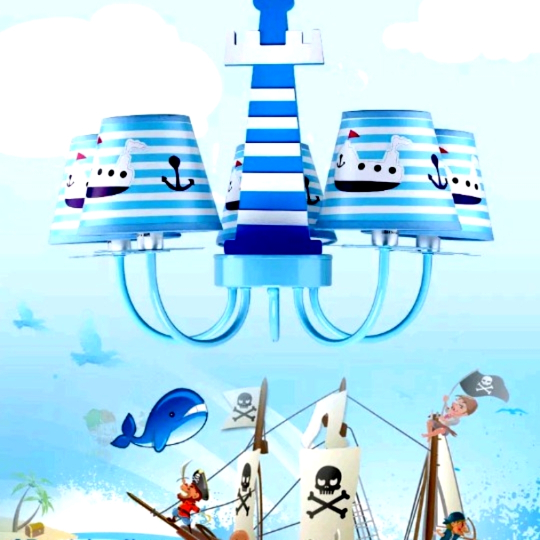 Creative Pirate Ship KID'S Room LED Ceiling Light