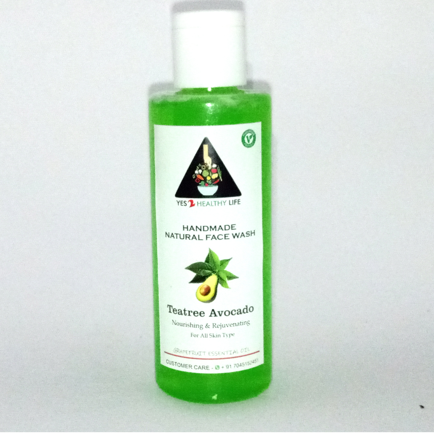  Natural Handmade Teatree Avocado face wash  | Nourishing & Rejuvenating | For All Skin Type| 100 ml @ Rs 179 only 