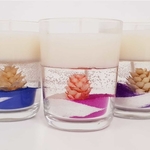 Candle making - Soy jar candle (Layerd dry flower decoration)