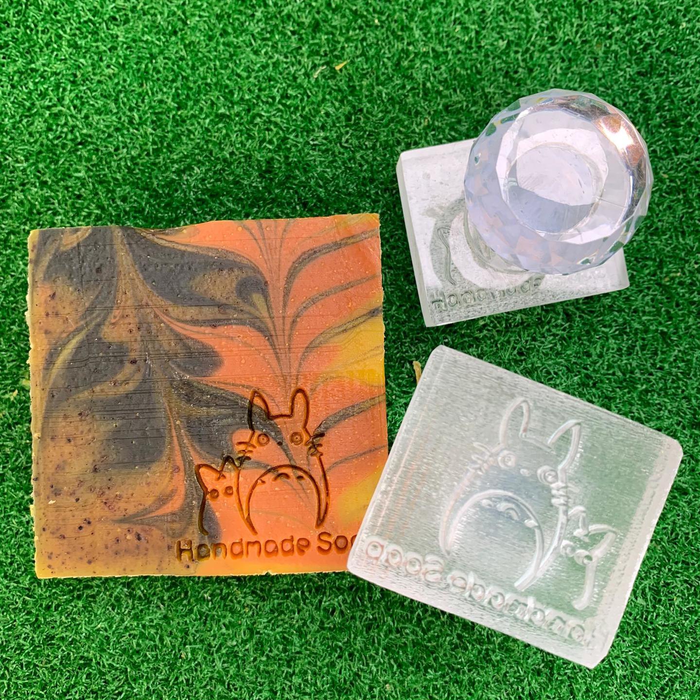 Totoro Handmade Soap Acrylic Soap Stamp