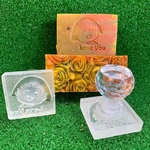 Love You Acrylic Soap Stamp