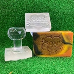 Soap Handmade Cloud and Rose Acrylic Soap Stamp