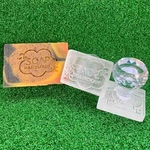 Soap Handmade Cloud and Rose Acrylic Soap Stamp