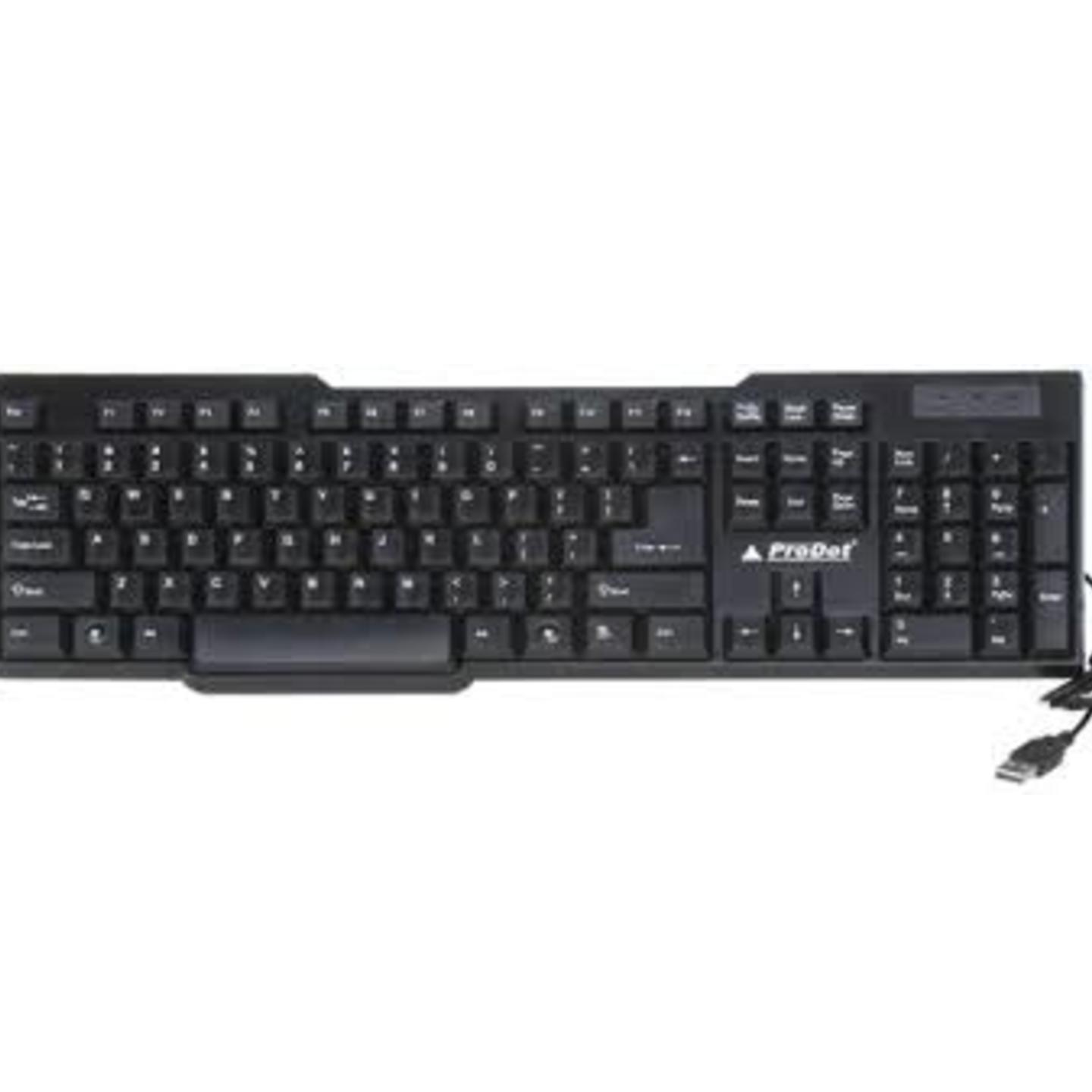 V2N Prodot Wired USB Standard Keyboard (Bkack)