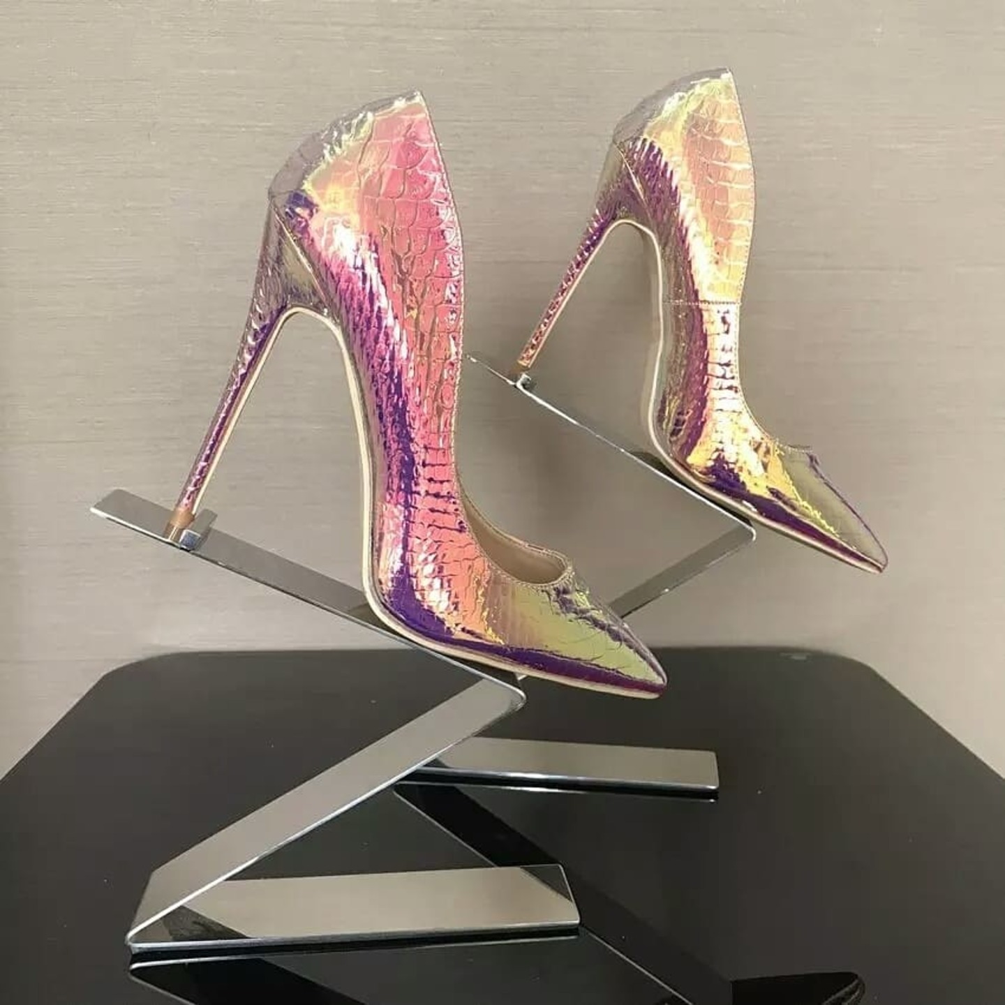 Sexy Partywear Snake Print Pumps