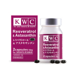 KWC Resveratrol & Astaxanthin - 60 capsules