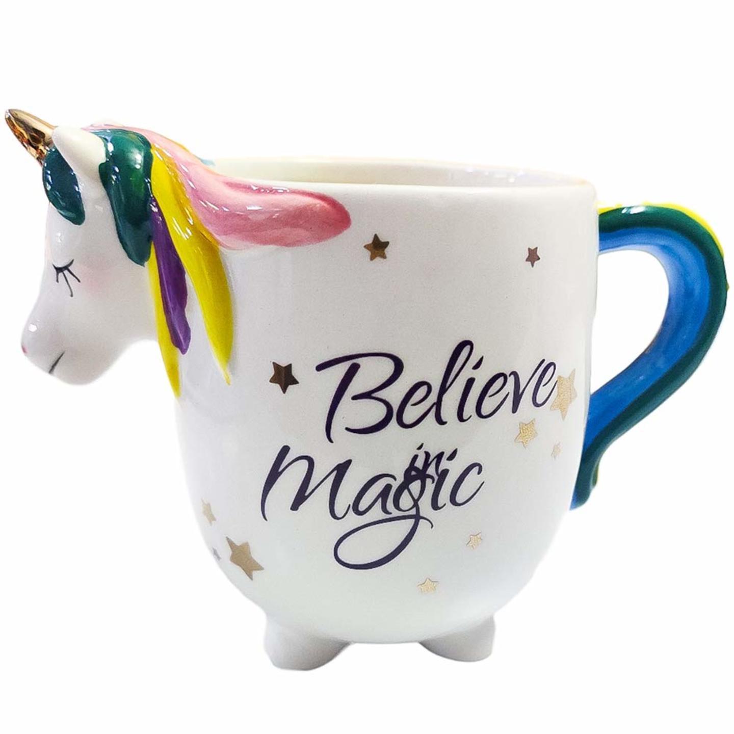 3D  colorful unicorn mug