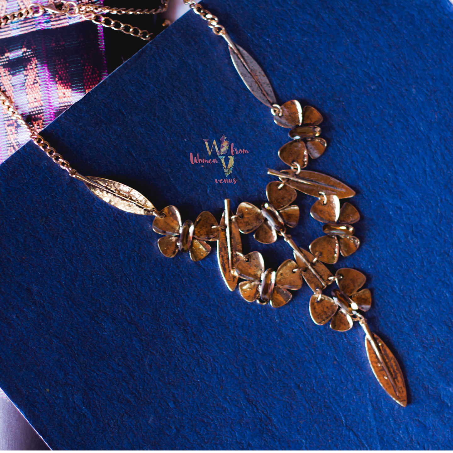 Vintage butterfly necklace