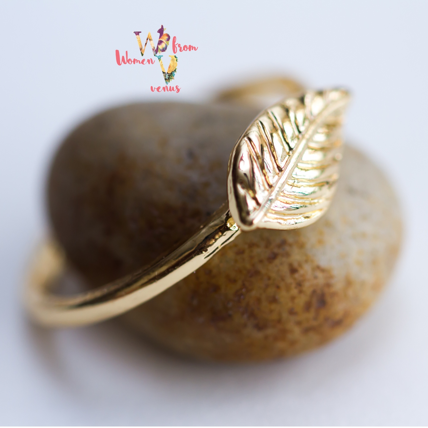 garden leaf ring