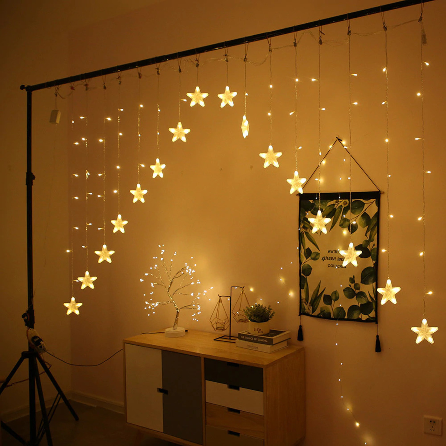 LED Star Curtain Lights