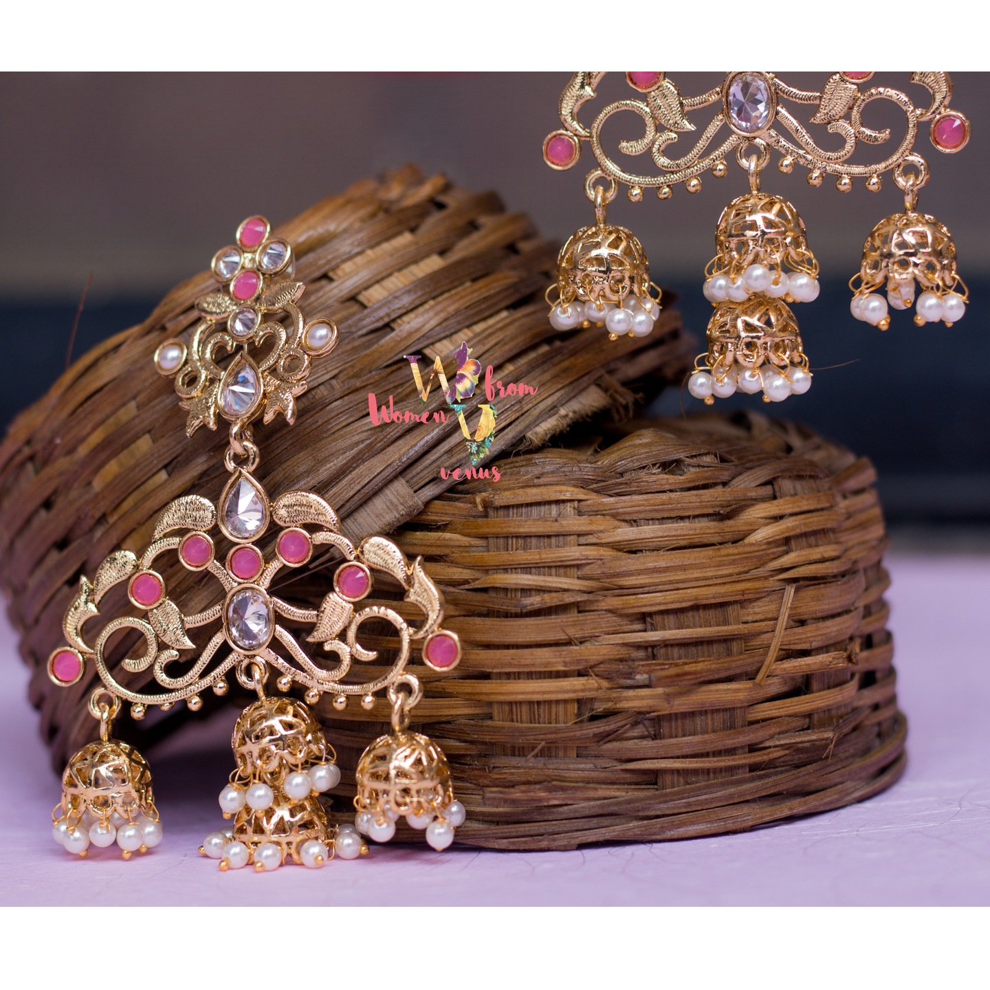 Chandelier jhumka