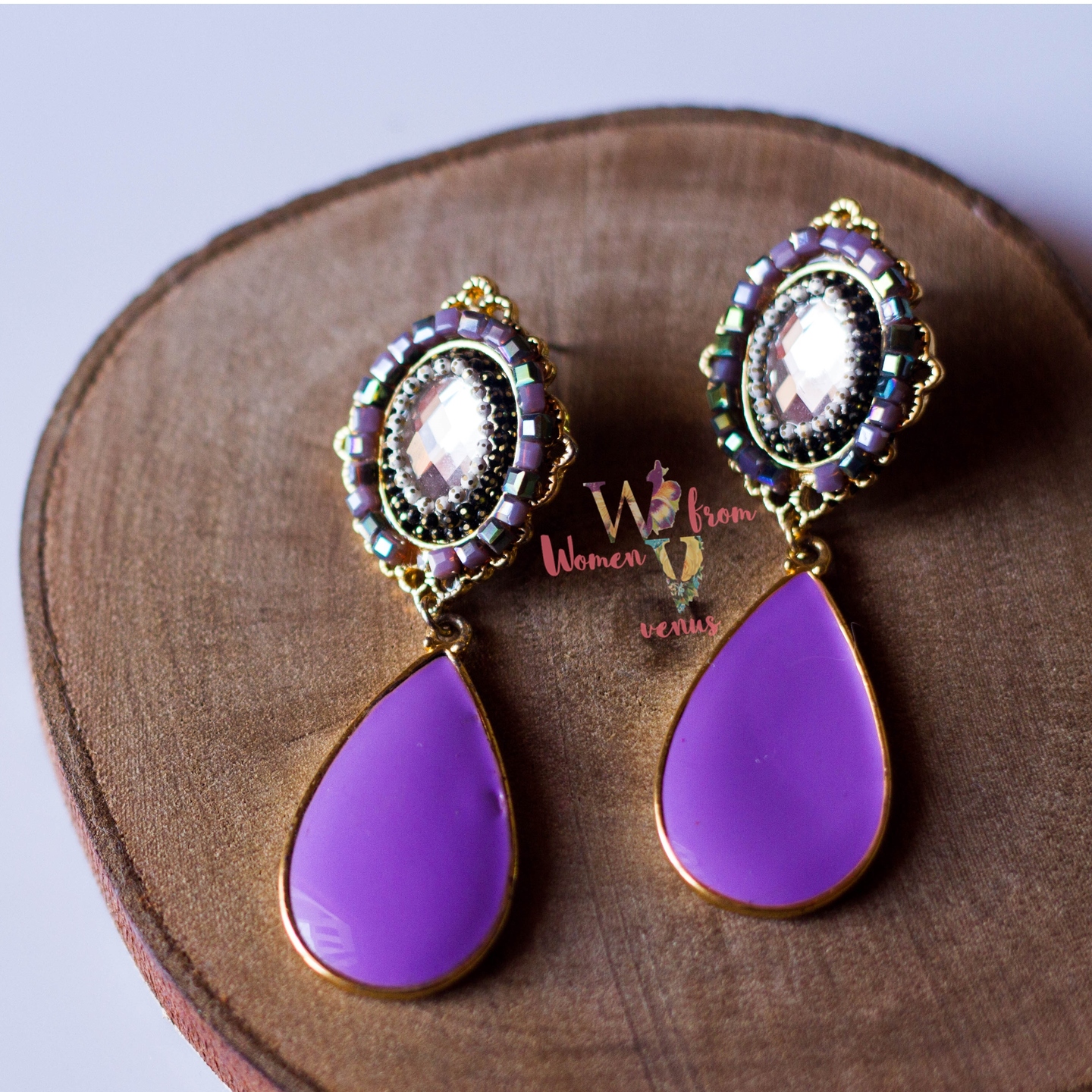 purple haze earring