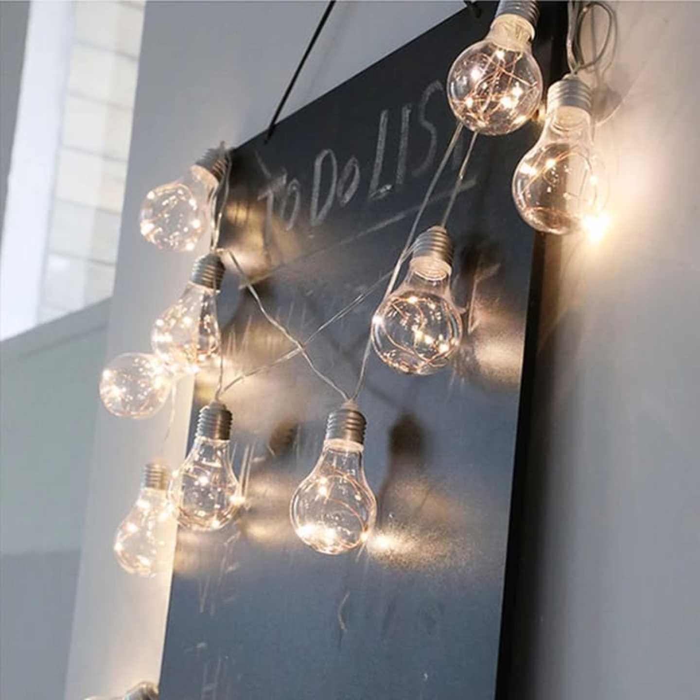 Light Bulb LED Party String Lights