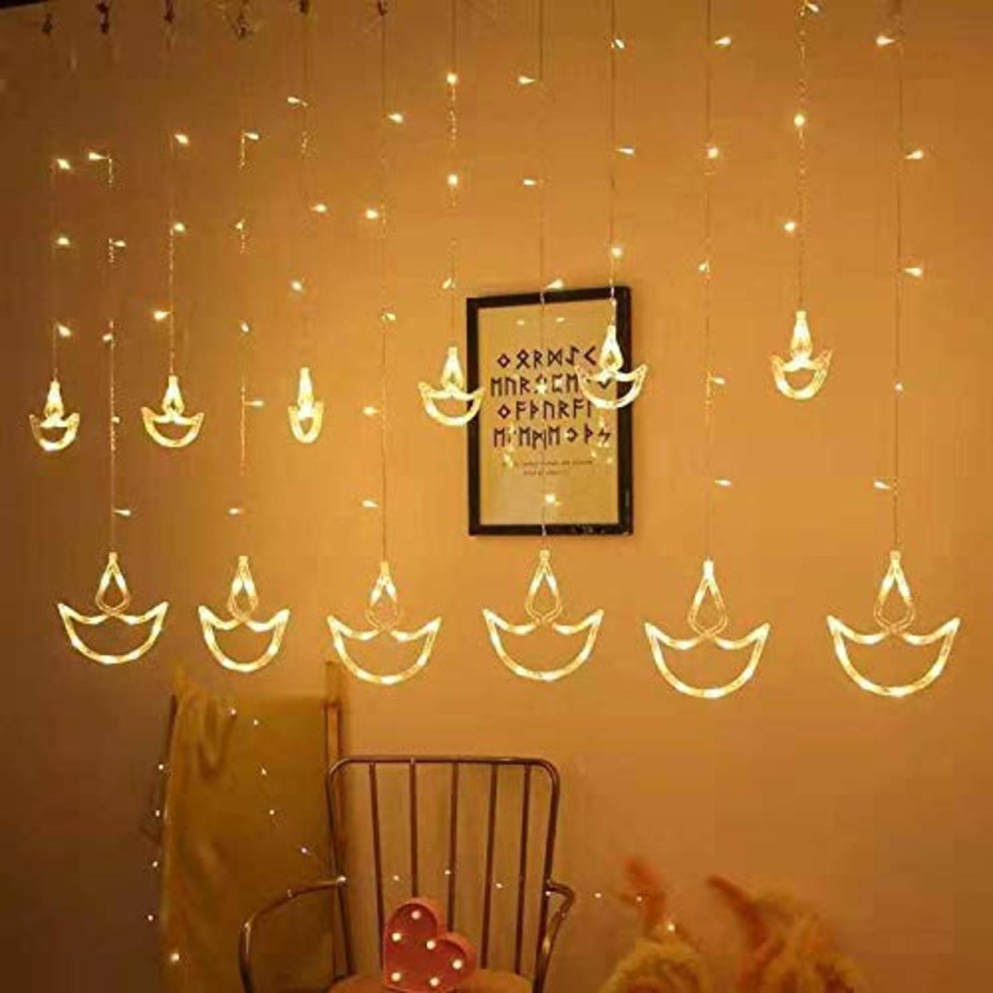 tring Lights with Hanging Diya Light