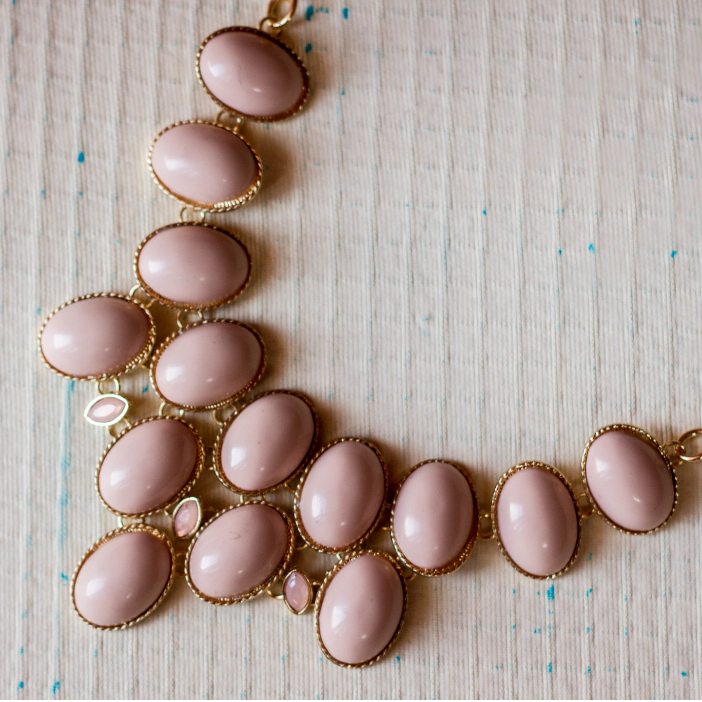 Nude candy bead necklace