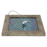 DTF Napkin Tray 9"x9" Antique Silver Finish