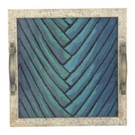DTF Square Tray 8"x8" Antique Silver Finish