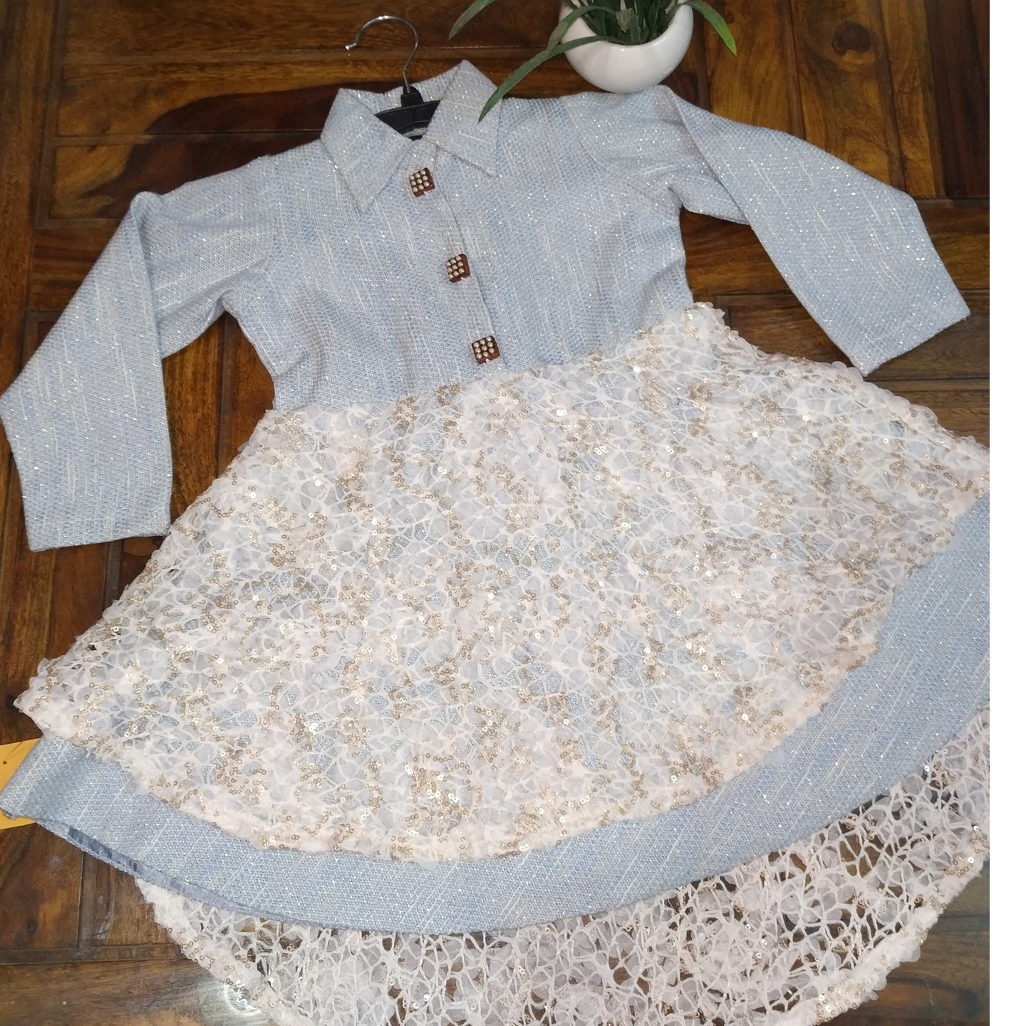 warm fancy baby dress