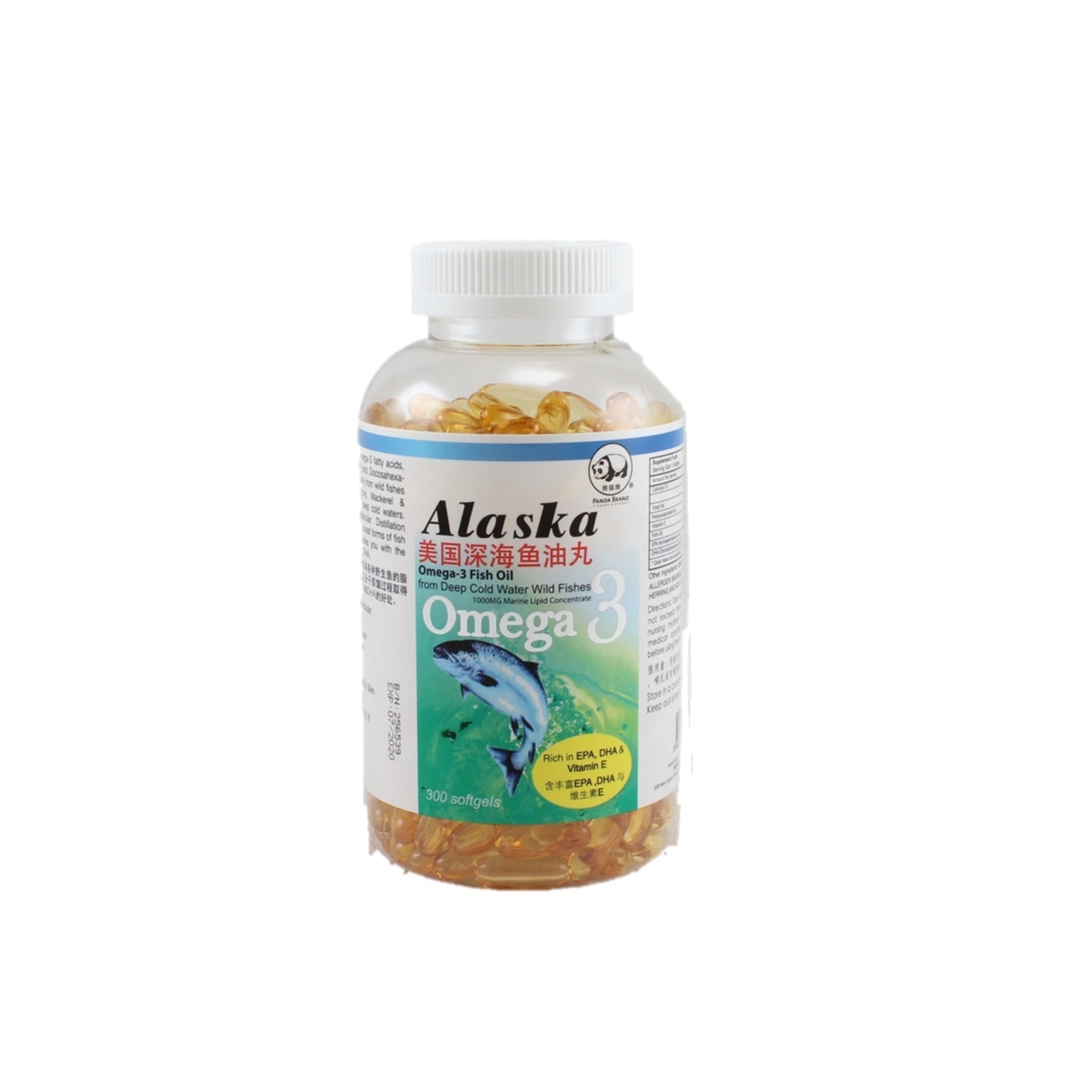 Alaska Omega-3 Fish Oil  300 Softgels 美国深海鱼油丸