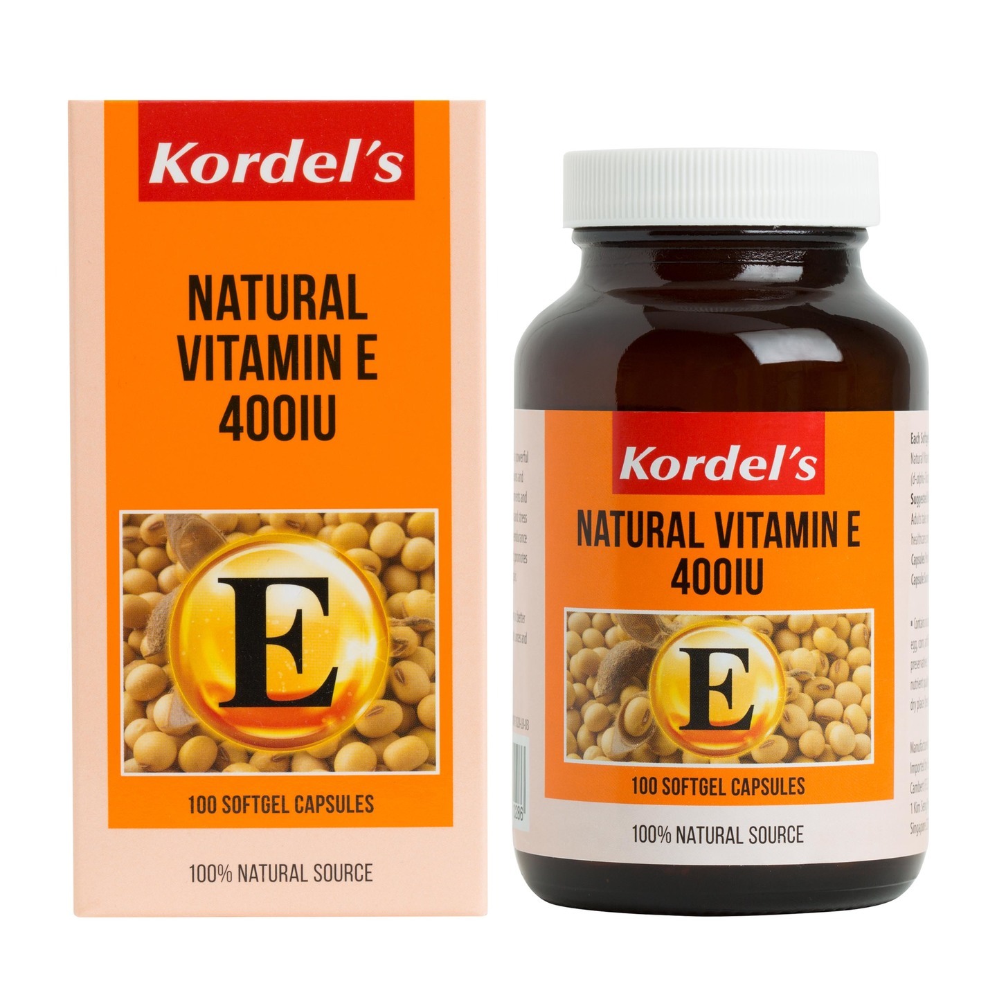 Kordels Natural Vitamin E 400 IU 2XC100