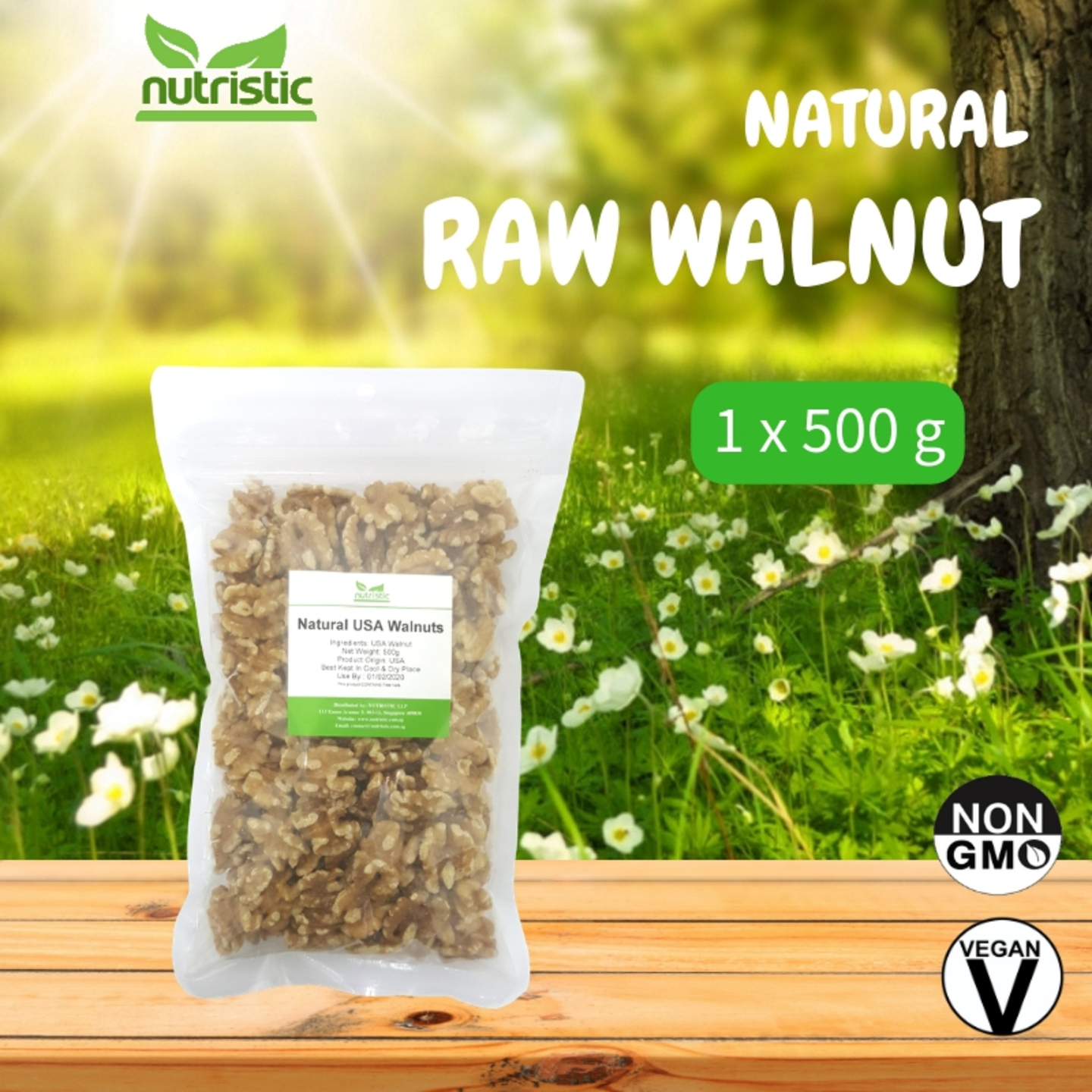 Natural Raw Walnut 500g