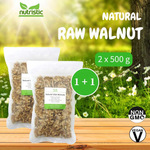 Natural Raw Walnut 500g x2 - Value Bundle 1+1