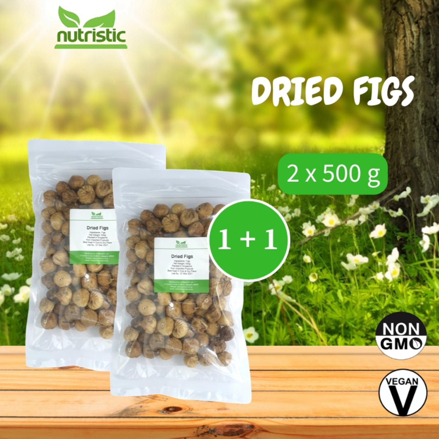 Dried Figs 500g x2 - Value Bundle 1+1