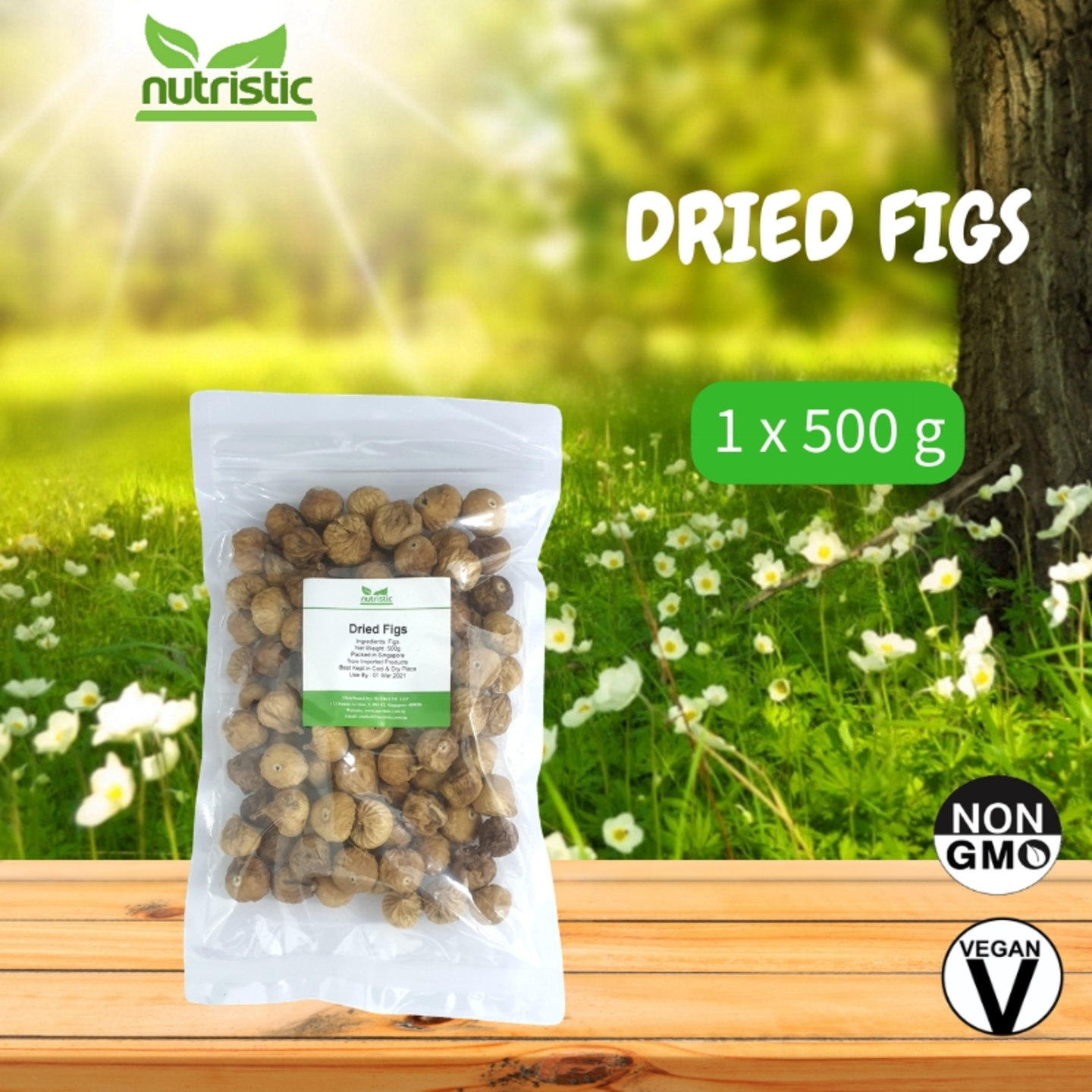 Dried Figs 500g - Value Pack