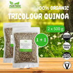 Organic Tricolour Quinoa 500g x2 - Value Bundle 1+1