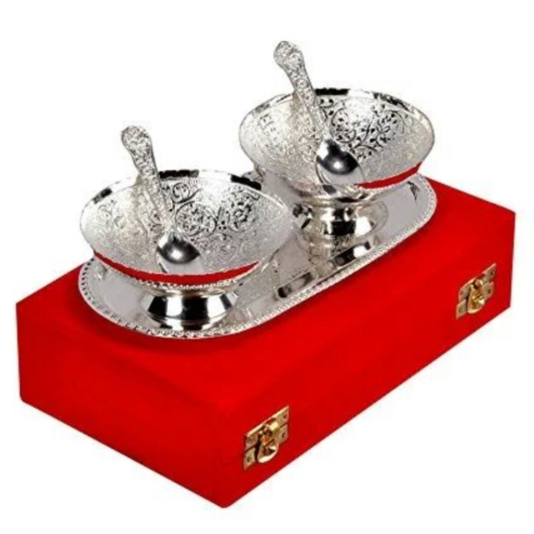 Silver &Gold plated multipurpose bowls