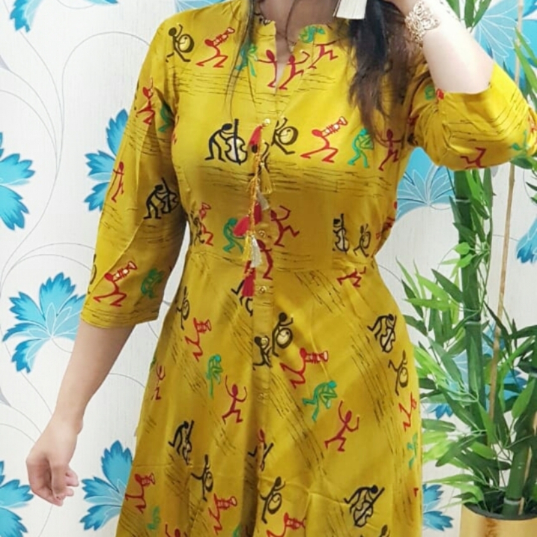 Original Printed Rayon Gowns
