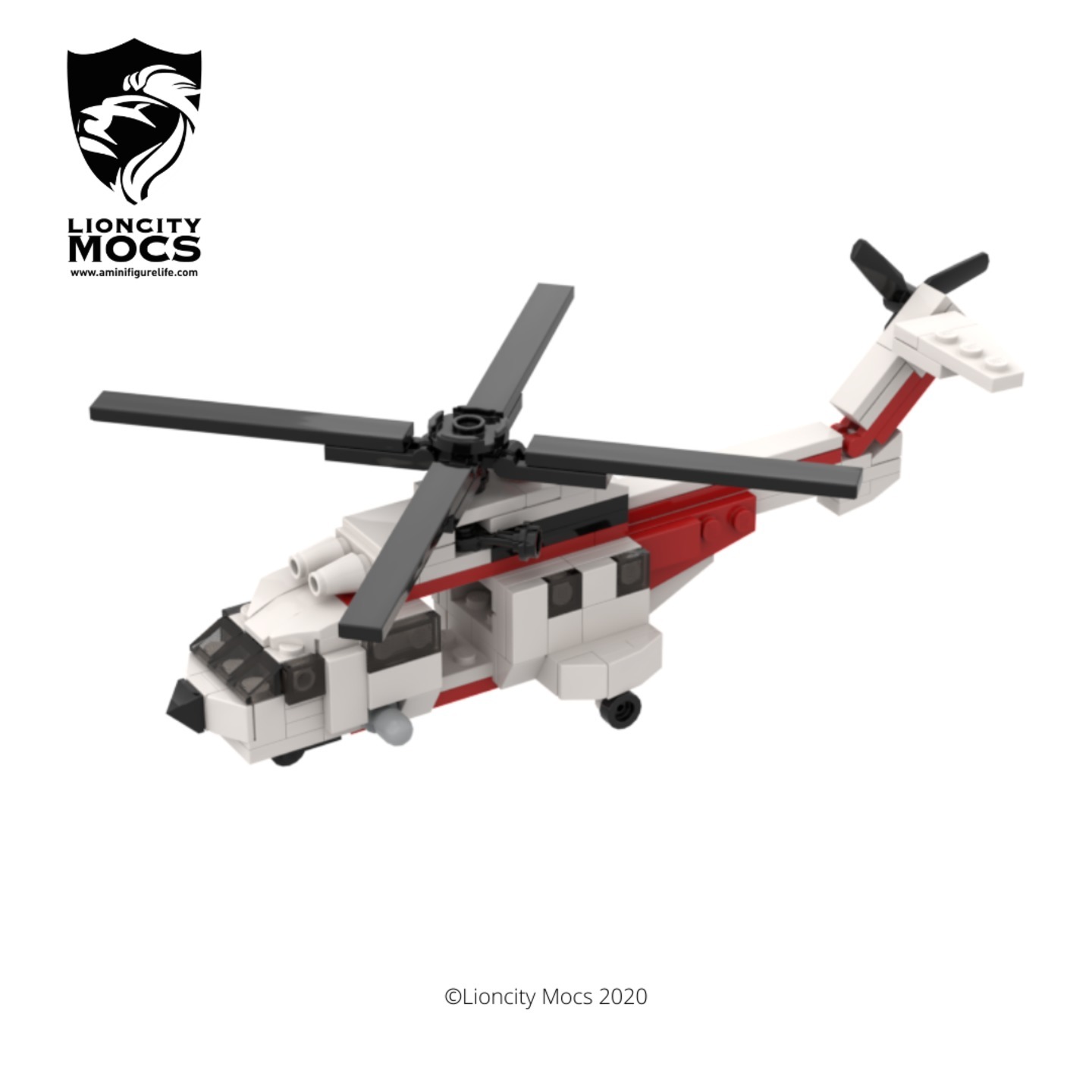 [PDF Instructions Only] AS-332M1 Superpuma Rescue Helicopter Mini